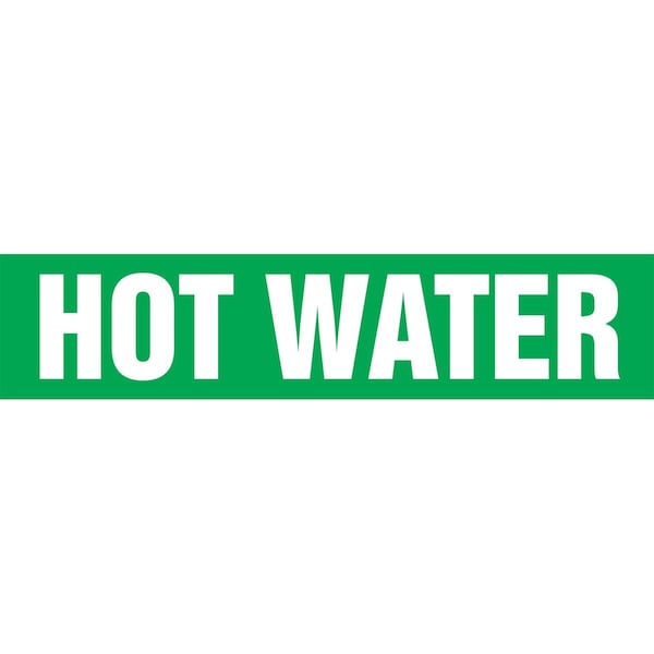 Accuform ASME ANSI PIPE MARKER HOT WATER RPK425SSH - main