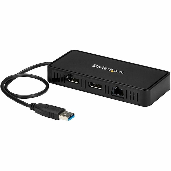 Startech.Com USB 3.0 Mini Dock - Dual 4K 60Hz DP/GbE USBA2DPGB - main