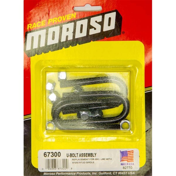 Moroso 67300 Replacement U-Bolts for 67250 Stud Girdle MOR67300 - main