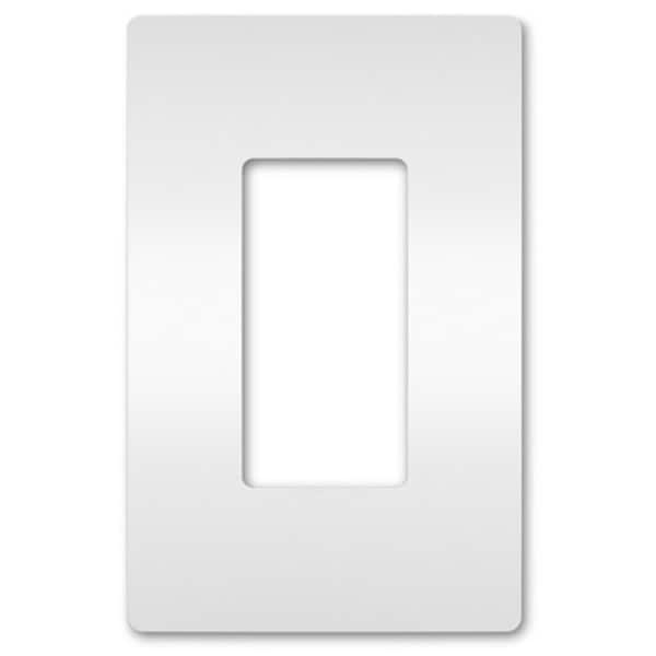 Legrand radiant Wallplate, 4.94 in L, 3.15 in W, 1 -Gang, Polycarbonate, White RWP26WCC10 - main