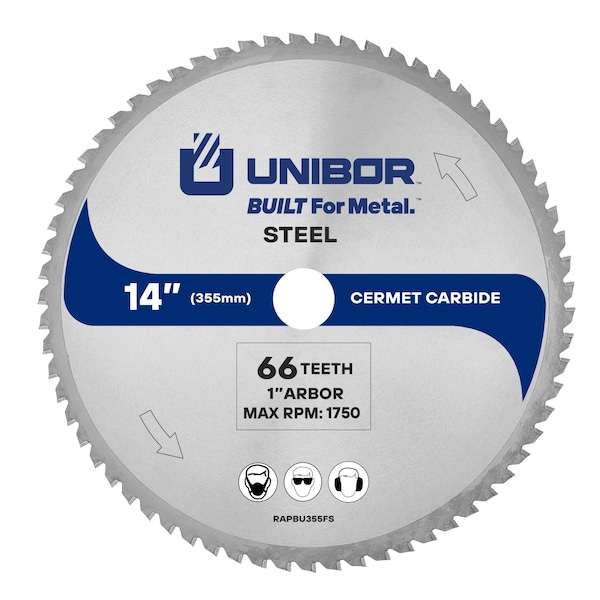 Unibor 14" Cermet Steel Blade RAPBU355FS - main