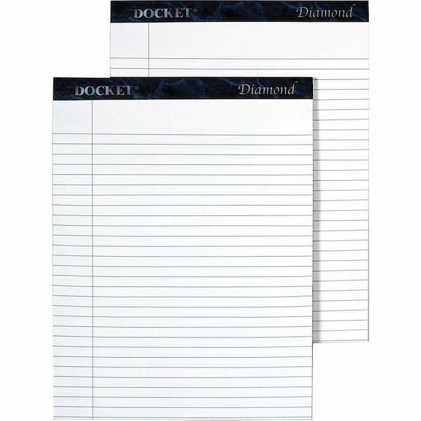 Tops PAD, LEGAL, DIAMOND, 2PK, WHITE, 5PK 63975 - main