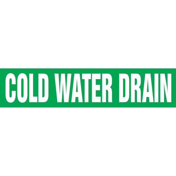 Accuform ASME ANSI PIPE MARKER COLD WATER RPK219STB - main