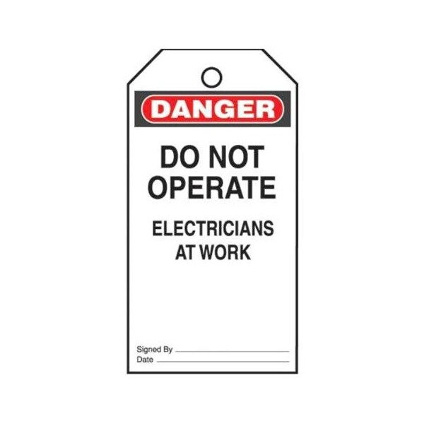 Panduit Safety Tag, Vinyl, 3in Width, 5.75in Height PVT-23-Q - main