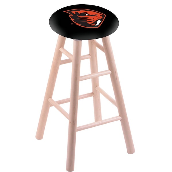 Holland Bar Stool Co Maple Bar Stool, Natural Finish, Oregon State Seat RC30MSNat - main