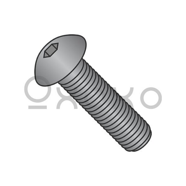 Oxoxo M3-0.5X8 Metric Button Head Socket Cap Screw Plain ASME B18.3.4M, 100PK 227258 - main