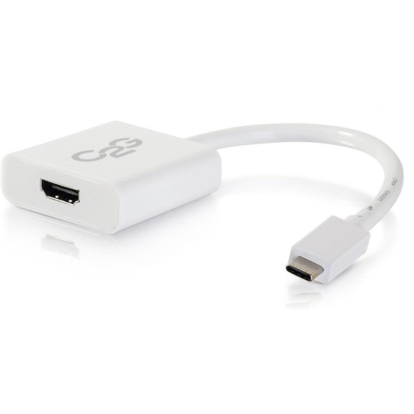 C2G USB C to HDMI Audio Video Adapter White 29475 - main