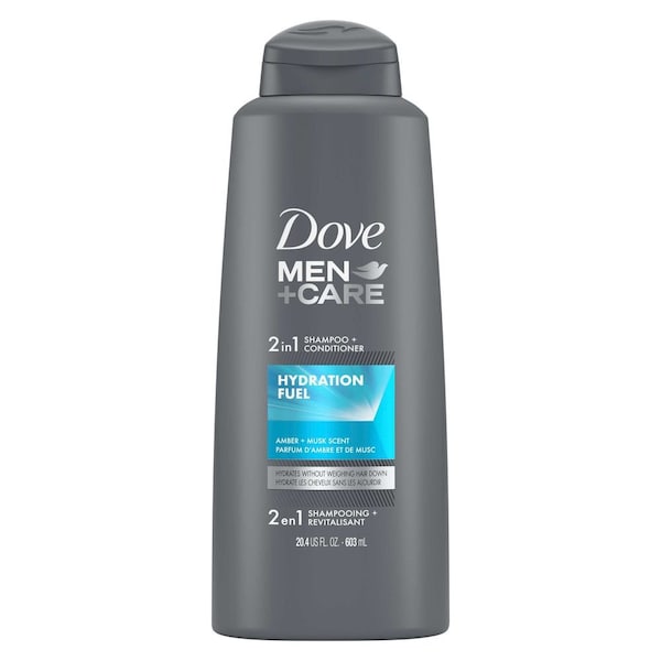 Dove Men+Care Hydration Fuel 2 in 1 Shampoo and Conditioner, 20.4 Ounce, 4PK 69776722 - main