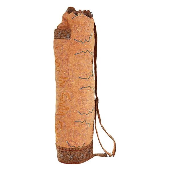 Omsutra OM101029-Salmon Yoga Hand Crafted Chic Bags - Salmon OM101029_Salmon - main