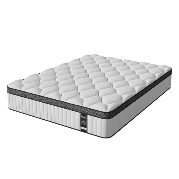 Homeroots 12" King Foam Hybrid Mattress 719537 - main