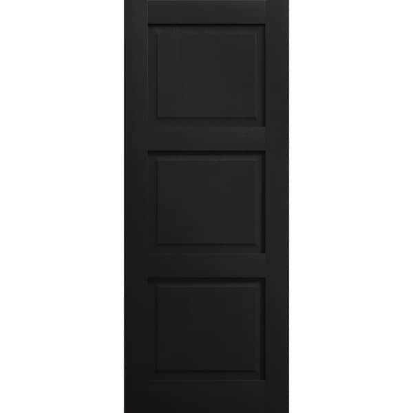 Sartodoors Slab Door Panel 30 x 80 inches, Ego 5010 Painted Black Oak, Wood Veneer Doors, Pocket Closet Slid EGO5010S-CHK-30 - main