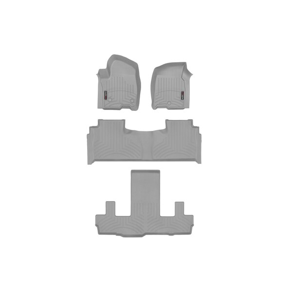 Weathertech Grey, Front, rear, and rear Floorliners 461632-1-2-5 - main