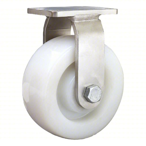 Hamilton Plate Caster, Rigid, Nylon, 6 3/16"H R-ENS-5WNSB - main