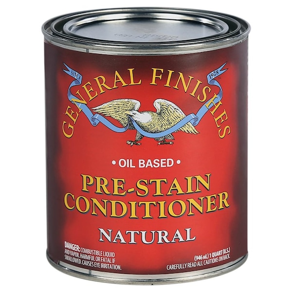 General Finishes Qt General Finishes PSQT Clear Pre-Stain Oil-Based Wood Conditioner PSHP - main