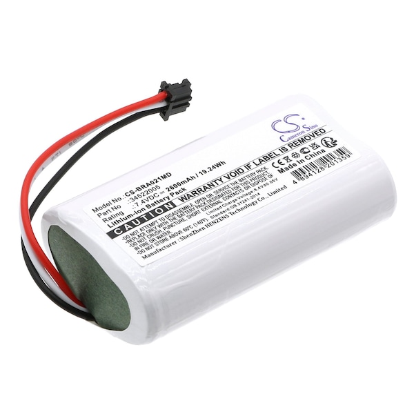 Ilc B.Braun 33170034 Replacement 7.4V 2.6AH Battery 33170034 BATTERY - main