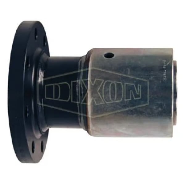 Dixon Holedall External Swage Fixed Flange, 2 ID x 2-49/64 to 2-56/64 OD in, Carbon Steel, Domestic 32P3SO15 - main