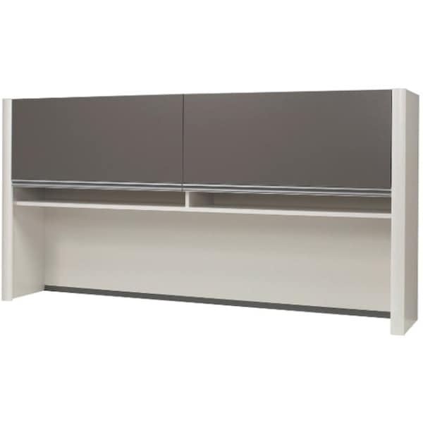 Bestar Bestar Hutch for Credenza - Slate & Sandstone - Connexion Series 93510-59 - main