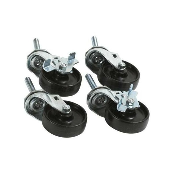 Zoro Select Carton Stand Caster Set, Super Sticky, PK4 WS1001 - main