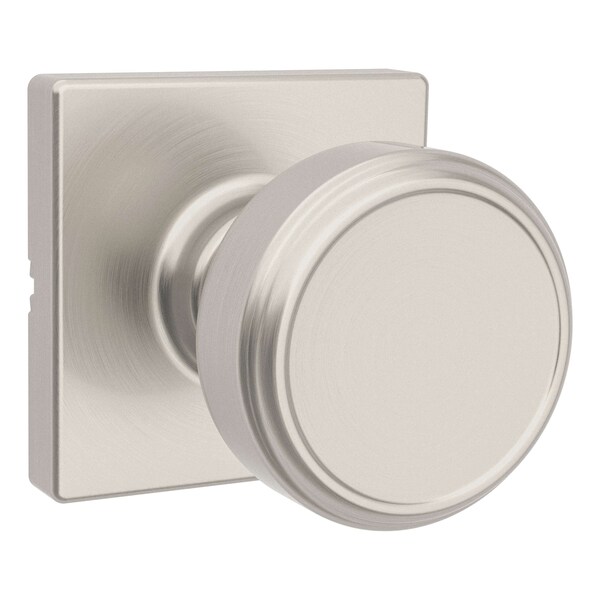 Kwikset Residential Door Knobs Passage Reversible Satin Nickel 200MNKSQT-15 - main