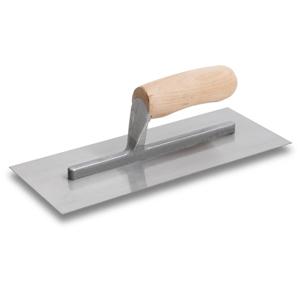 Marshalltown Concrete Finishing Trowel, Finishing Trowel, Carbon Steel Trowel, Concrete Trowel, 16 x 4 Trowel 994S - main