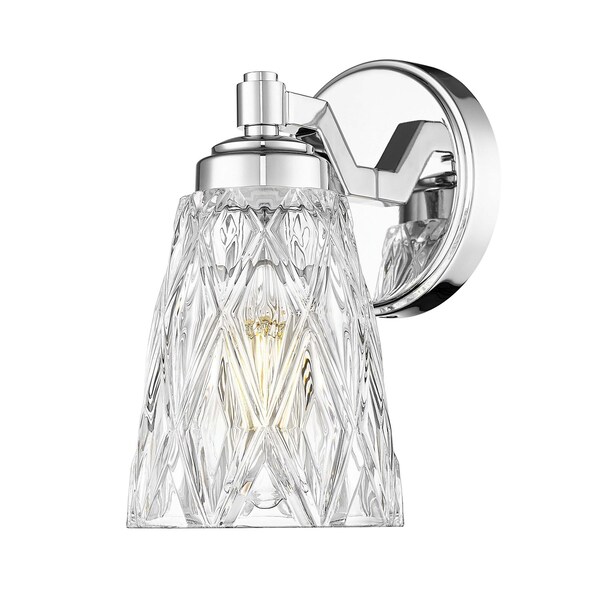 Z-Lite Andree Chrome 1 Light Wall Sconce 1960-1S-CH - main