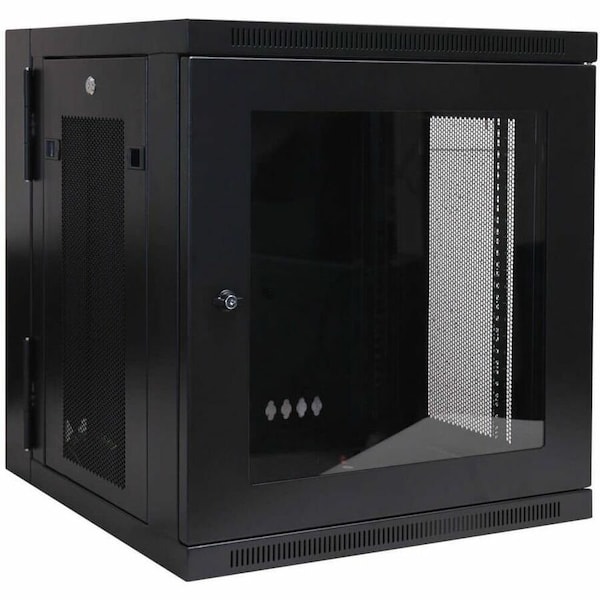 Eaton Tripp Lite Series SmartRack 12U Low-Profile Switch-Depth Wall-Mount Small Rack Enclosure, Clear SRW12USG - main