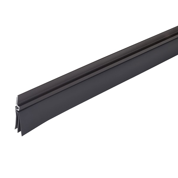 M-D Building Products 36 in. Brown Aluminum and Vinyl CINCH Self-adhesive Door Sweep 43302 - main