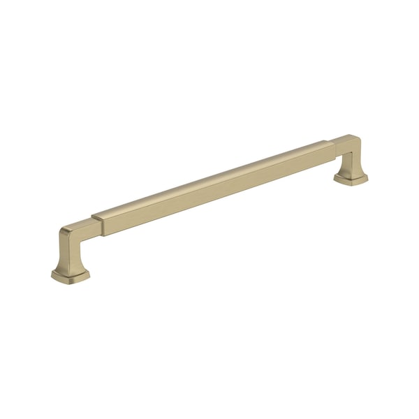 Amerock Stature 10-1/16 inch 256mm Center-to-Center Golden Champagne Cabinet Pull BP37400BBZ - main