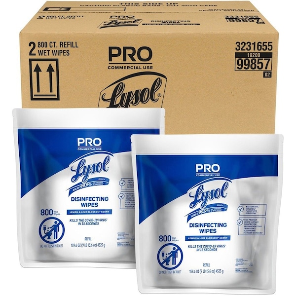 Lysol WIPES, DSINFCT, BAG, 2-800 99857CT - main