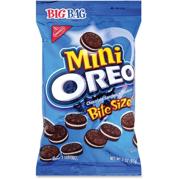 Oreo Big Bag Mini Cookie 3 oz. Bag, PK12 00680 - main