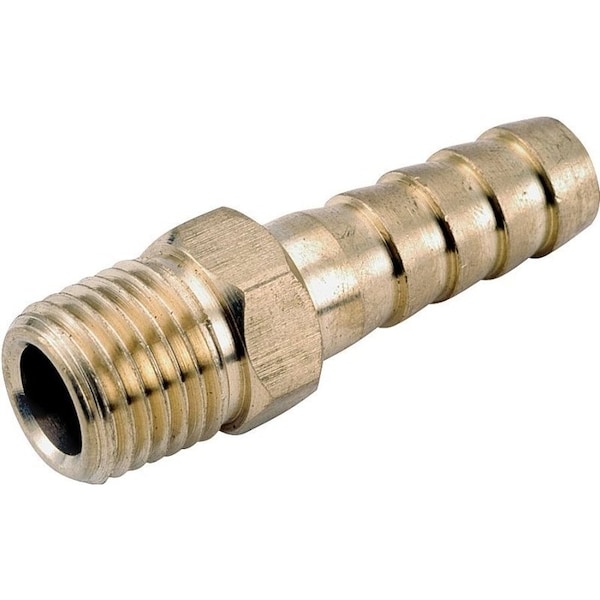 Anderson Metals 129 Series Hose Adapter, 3/8 in, Barb, 1/8 in, MPT, Brass 757001-0602 - main