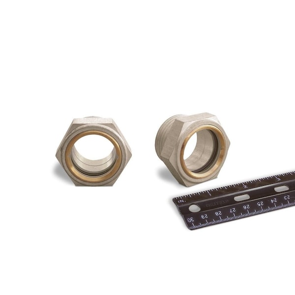 Oil-Rite Gasketed Window Sight Straight Thread - Straight, 1 1/4in.-12, 1 1/2in., 100 PSI, Buna-N, 1in. B2394-15 - main