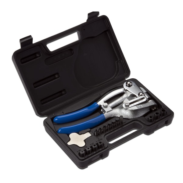 Neiko Hand Held Power Punch and Sheet Metal Hole Punch Kit, Cr-V 3/32 in x 9/32 in 02612A - main