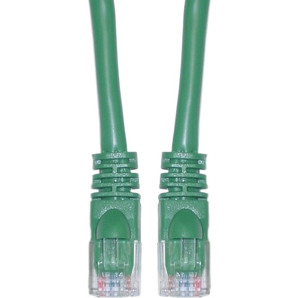 Cable Wholesale Cat5e Green Copper Ethernet Patch Cable, Snagless/Molded Boot, POE Compliant, 100 foot 10X6-051HD - main