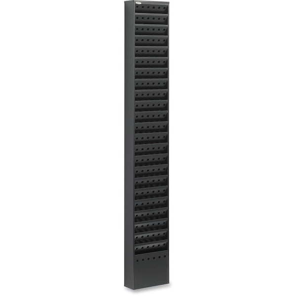 Safco Literature Rack, 65 1/2" H, Black 4322BL - main