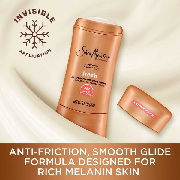 Shea Moisture Coconut and Hibiscus Fresh Antiperspirant Deodorant Stick, 2.6 Ounce, 12PK 69777828 - main