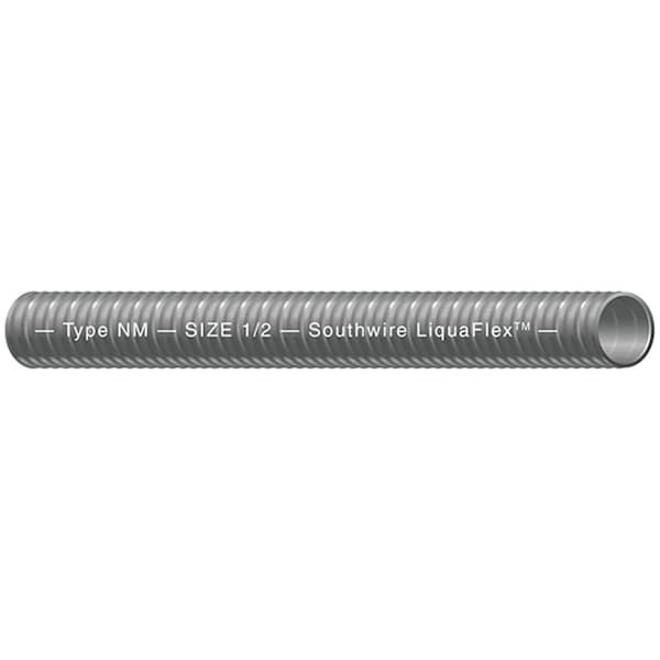 Afc Cable Systems Ultratite Flexible Conduit, 1/2 In, 25 Ft L, Pvc 55094221 - main