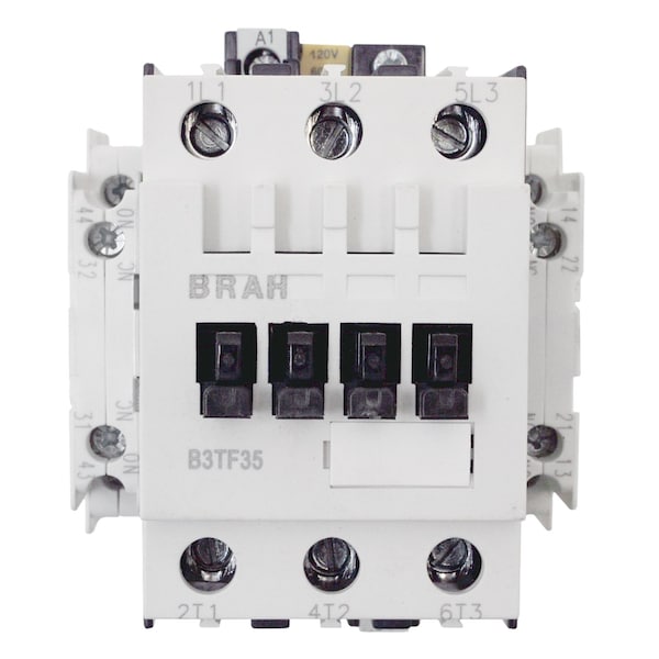 Brah Electric , Replacement 38A 600V 3P with 110/120VAC Coil for World Series Contactor 3TF3522-0AK6 B3TF3522-0AK6 - main