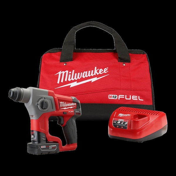 Milwaukee Tool M12 FUEL, 5/8 SDS, Rotary Hammer W/1BAT KT 2416-21XC - main