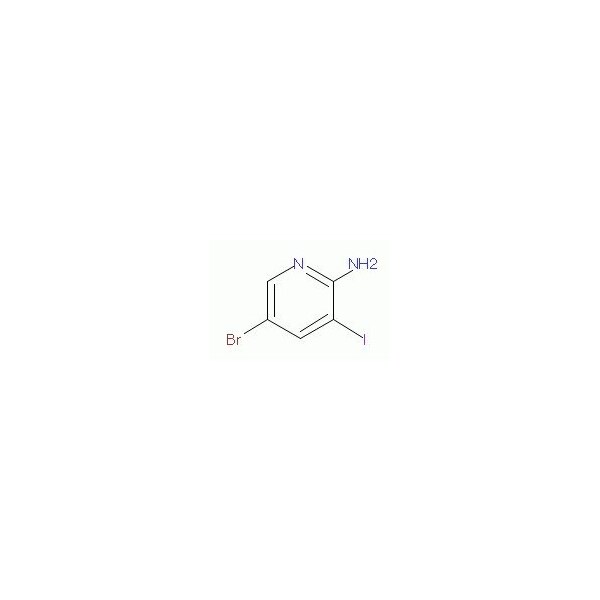 Ak Scientific 5-Bromo-3-iodopyridin-2-amine (25g), CAS 381233-96-1 W5884-25g - main