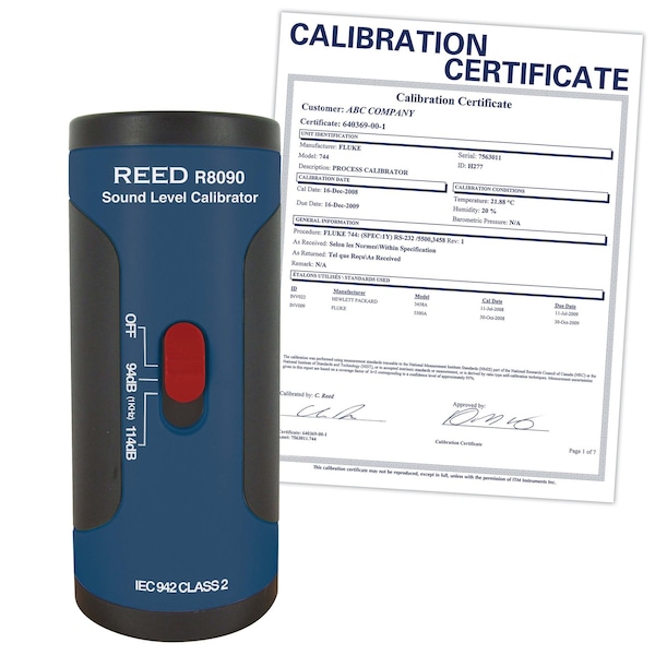Reed Instruments Sound Level Calibrator R8090-NIST - main