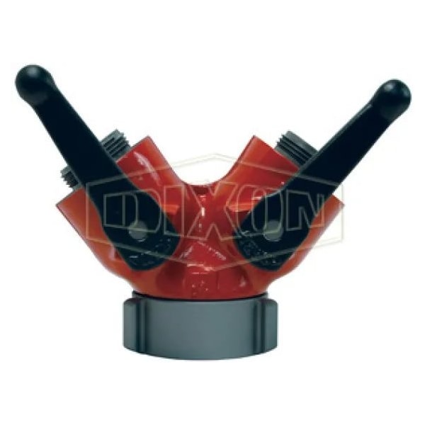 Dixon Ball Wye Valve, 2-1/2 x 1-1/2 in Nominal, Female NH NST x Male NH NST End Style, Aluminum Body FWV25F15F - main