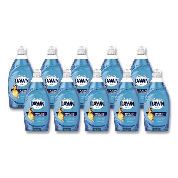 Dawn Ultra Liquid Dish Detergent, Original Scent, 18 oz Pour Bottle, 10PK 80736874 - main
