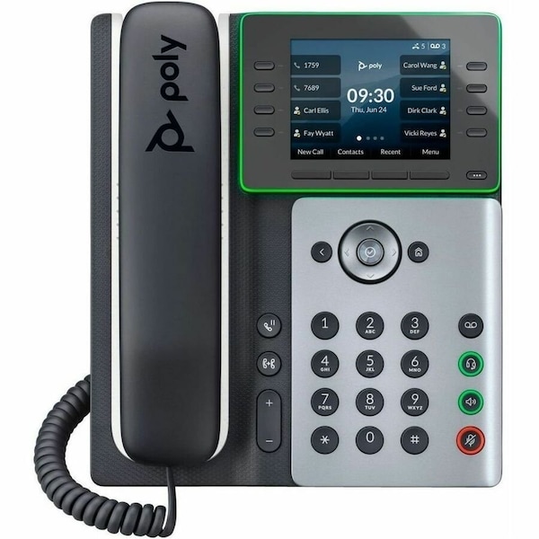 Hp Poly Edge E500 IP Phone and PoE-enabled 82M94AA - main