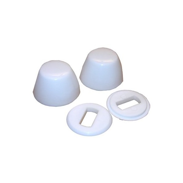 Larsen Supply Co Wht Rnd Toil Bolt Cap 04-3911 - main