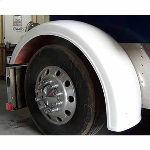 Ilc Replacement For Peterbilt 379 Year 1987 Fiberglass Front Fenders W/ 4.5In Lip Builtin Liner WZ-EKWC-E - main