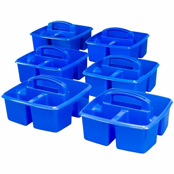Storex Small Caddy, Blue, 6PK 00947E06C - main