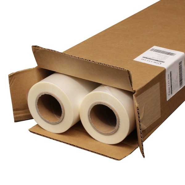 Sircle SircleLam 3 Mil 25" x 250' x 3" Core Glossy Low Melt Laminating Film RLP-25-03-250-3-G - main