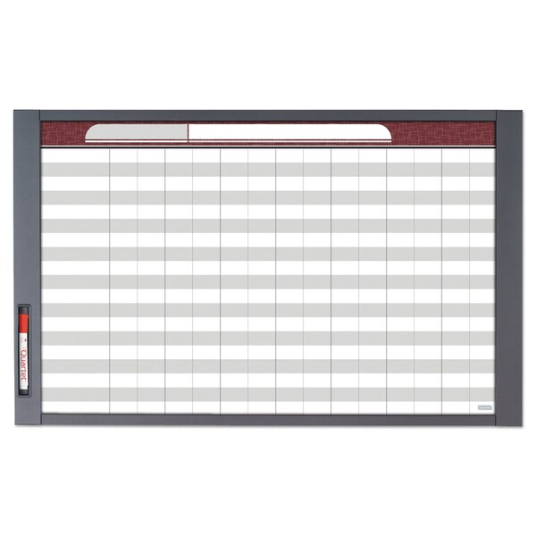 Quartet Boards, Magnetic Dry Erase, Fiberboard Frame, White/Clear 72982 - main