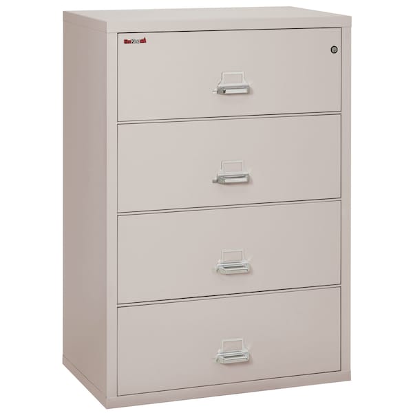 Fireking 4 Drawer, 1 Hr Fire & Impact Rated, 38" Wide Lateral Platinum 4-3822-CPL - main